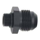 DeatschWerks 6AN ORB Male to 10AN Male Flare Adapter - Anodized Matte Black (6-02-0409-B)