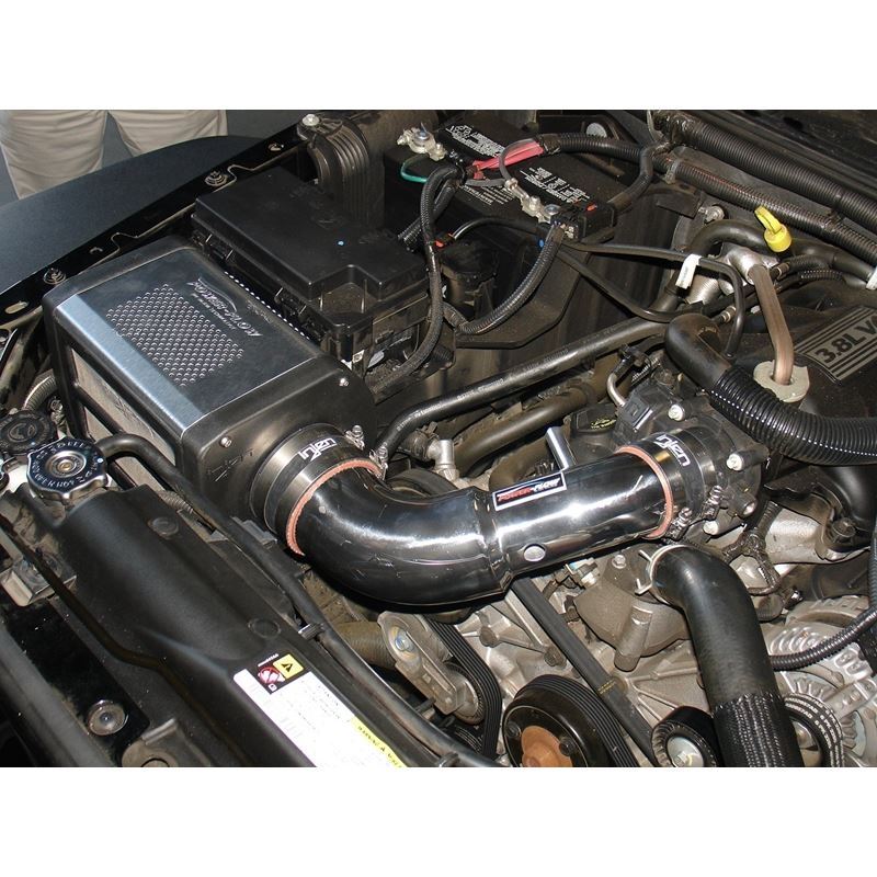 Injen 07-09 Wrangler 3.8L V6 w/ Box Wrinkle Black Power-Flow Air Intake System (PF5002WB)