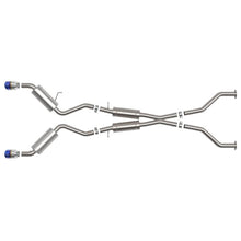 Load image into Gallery viewer, Takeda 2-1/2 IN 304 Stainless Steel Cat-Back Exhaust System w/ Blue Flame Tips (49-36139-L)