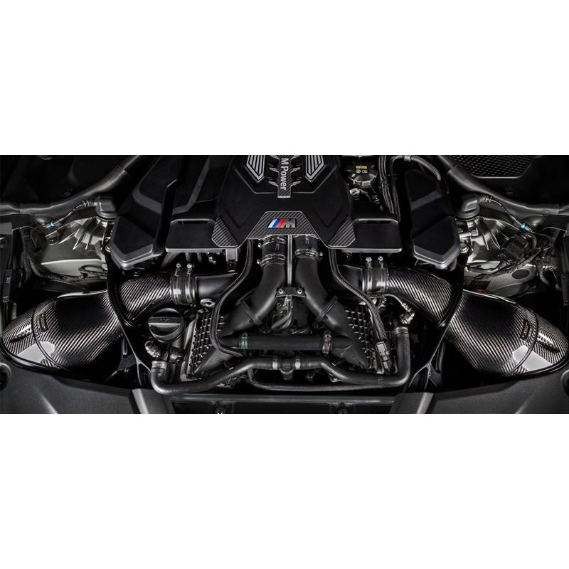 Eventuri BMW F90 M5/ F92 M8 - Black Carbon Intake with shroud set - V2 (EVE-F9XM5M8-CF-INT)