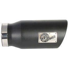 Load image into Gallery viewer, aFe MACH Force-Xp 409 Stainless Steel Clamp-on Exhaust Tip Black Right Side Exit (49T50701-B15)