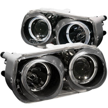 Load image into Gallery viewer, ANZO USA 1994-1997 Acura Integra Projector Headlights w/ Halo Black (121003)