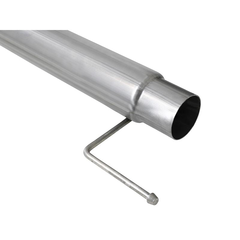 aFe Atlas 4 IN Aluminized Steel DPF-Back Exhaust System w/ Polished Tip (49-03106-P)