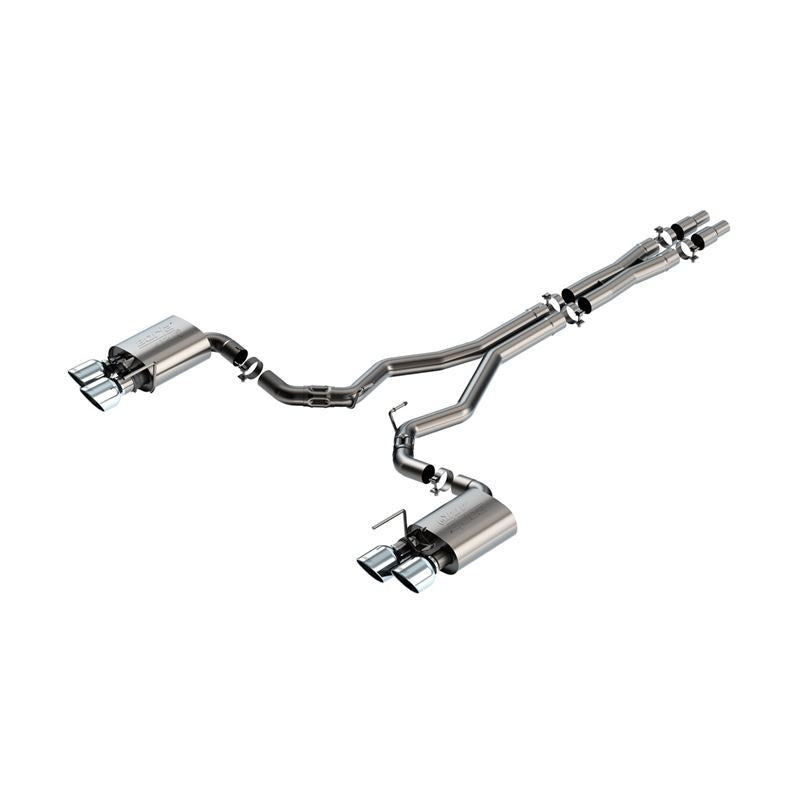 Borla w/ Active Exhaust ATAK Cat-Back Exhaust System for 2024 Ford Mustang Dark Horse 5.0L V8 (140965)