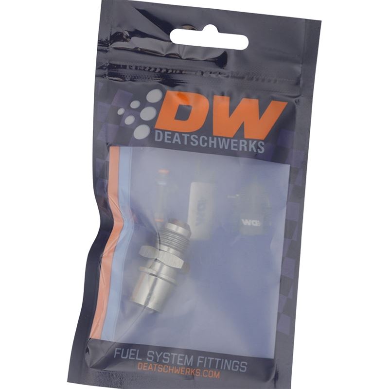 DeatschWerks 6AN Male Flare to Toyota Module Quick Connect - Anodized DW Titanium (6-02-0127)