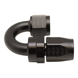 DeatschWerks 8AN Female Swivel 180-Degree Hose End CPE - Anodized Matte Black(6-02-0808-B)