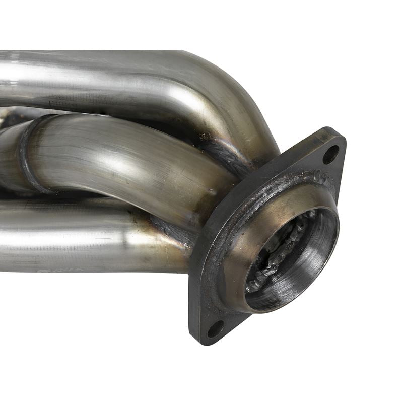 aFe Twisted Steel 304 Stainless Steel Shorty Header (48-32023)