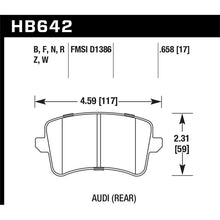 Load image into Gallery viewer, Hawk Performance HPS Brake Pads (HB642F.658)
