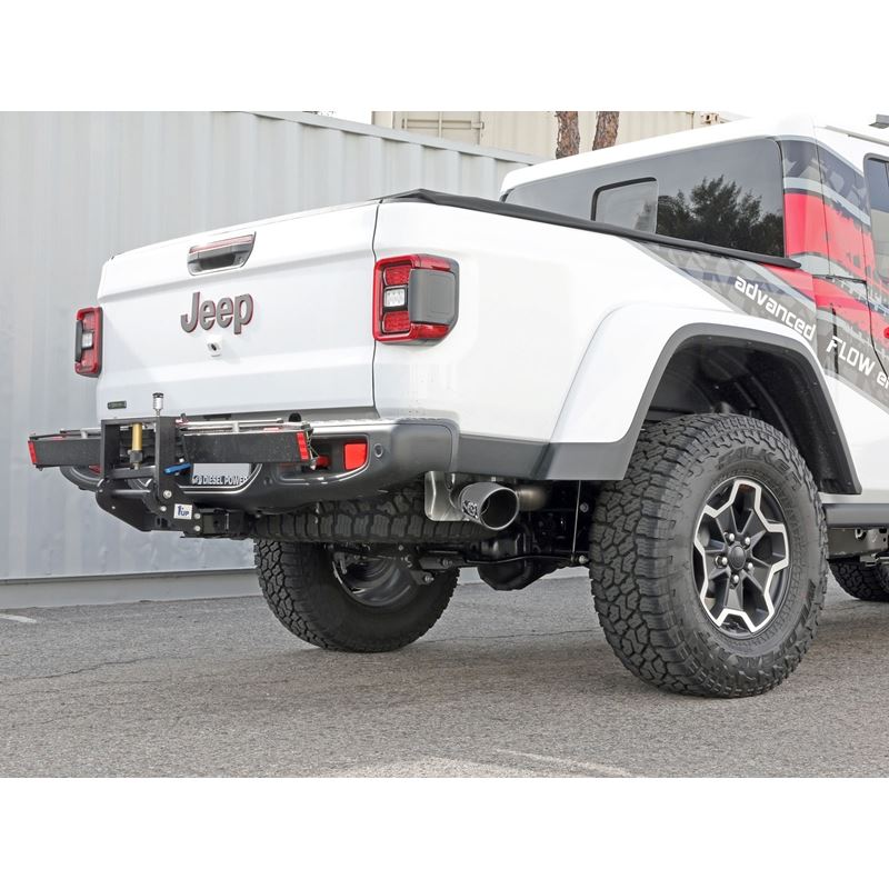 aFe Vulcan Series 3 IN 304 Stainless Steel DPF-Back Exhaust System w/Polished Tip for 2021-2021 Jeep Gladiator(49-38093-P)