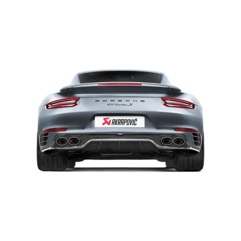 Akrapovic Slip-On Line Titanium Exhaust System with Quad Rear Exit for 2016-2017 Porsche 911(S-PO/TI/6H-G)