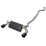 aFe MACH Force-Xp Stainless Steel Cat-Back Exhaust System w/Black Tips (49-36334-B)