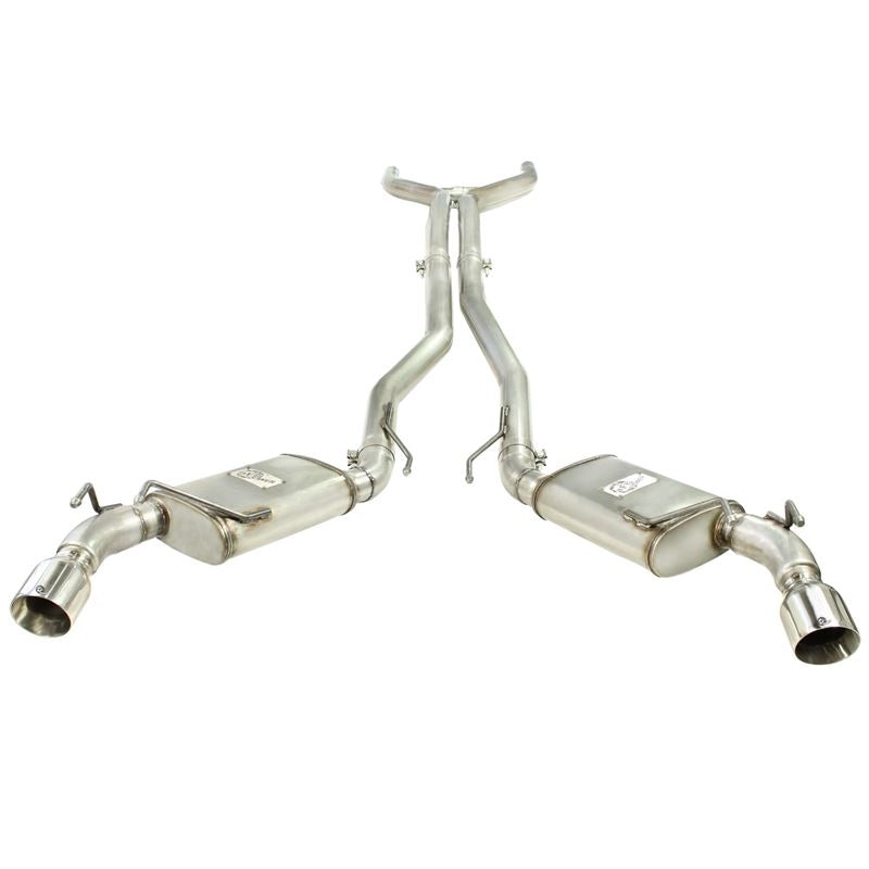 aFe MACH Force-Xp 3 IN 409 Stainless Steel Cat-Back Exhaust System w/Polished Tip (49-44039-P)