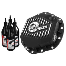 Load image into Gallery viewer, aFe Pro Series Rear Differential Cover Black Machined Fins and Gear Oil RAM Trucks 19-20 (46-71151B)