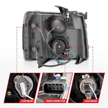 Load image into Gallery viewer, ANZO USA Projector Headlight Set for 2007-2013 Chevrolet Silverado 1500 (111546)