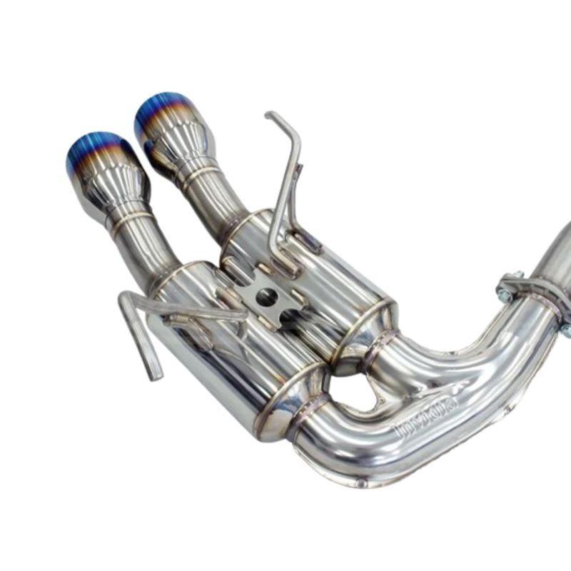 Invidia 22+ Subaru WRX Wagon Gemini R400 Cat-Back Exhaust - Titanium Burnt Tip (HS22SVGGM1GTL)