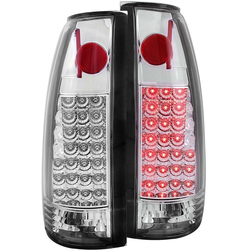 ANZO USA 1999-2000 Cadillac Escalade LED Taillights Chrome (311005)