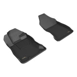 3D Maxpider 22-23 Subaru WRX Kagu Black Floor Mats - Row 1 (L1SB03611509)