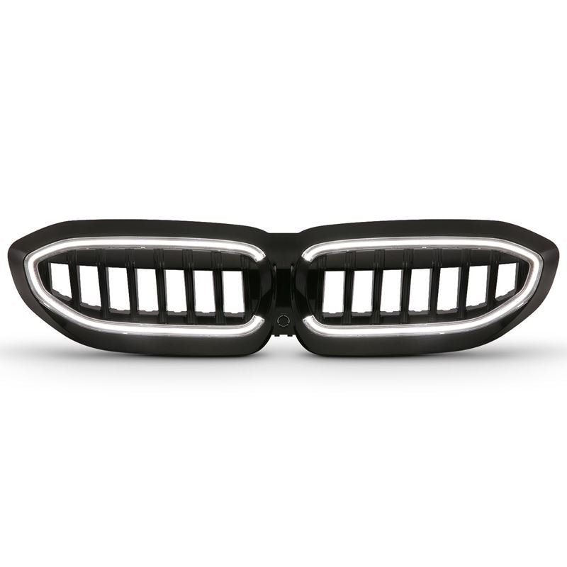 ANZO USA Black Housing Full LED Front Grille w/ Initiation & Running Light for 19-22 BMW 3 Series (901027)