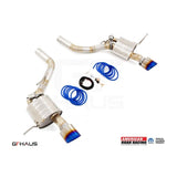 GTHAUS American GTC VC - Roar Super Racing series Exhaust; 2x130mm (Round Split); Titanium (JE0142834)