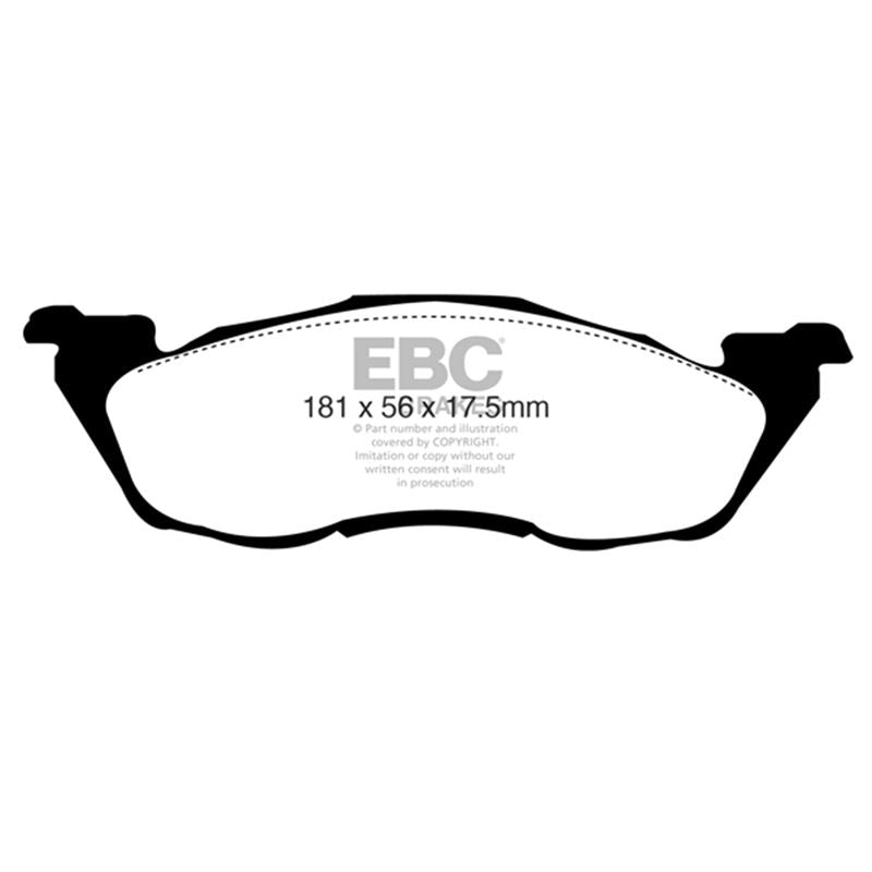 EBC Yellowstuff Street And Track Brake Pads (DP41276R)