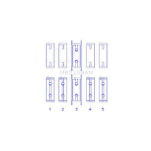 Load image into Gallery viewer, King Engine Bearings Main Bearing Set for 2001-2005 Chrysler Sebring (MB5209AM0.5)