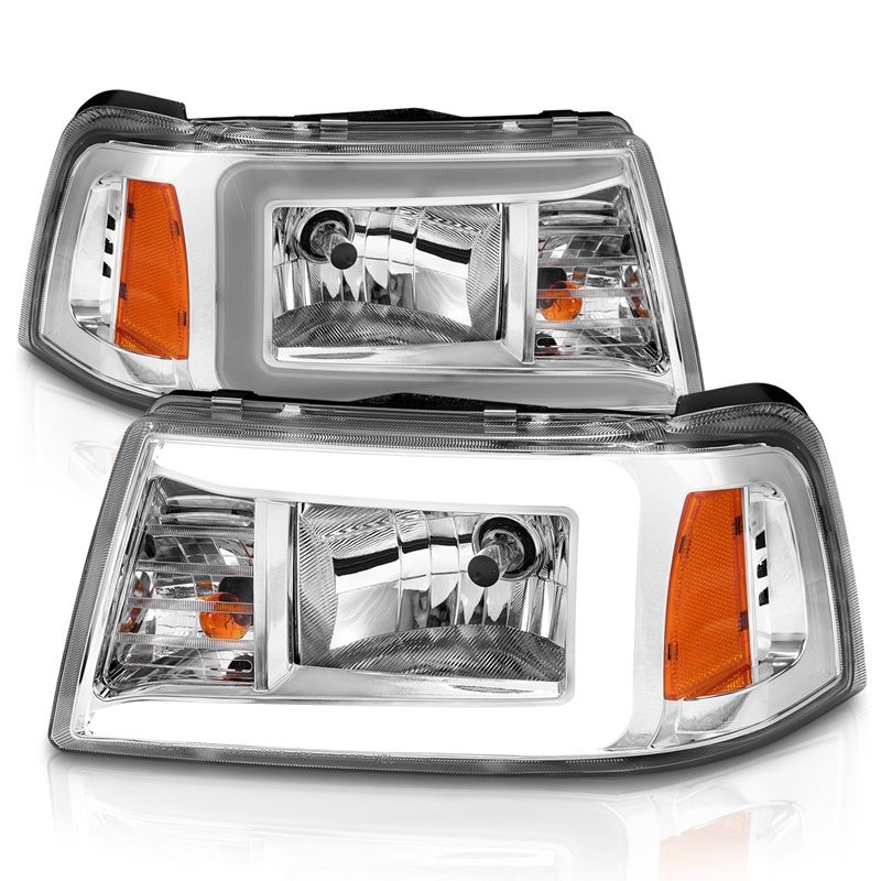 ANZO USA Crystal Headlight Set for 2001 Ford F-100 Ranger (111512)