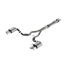 Load image into Gallery viewer, Borla 3 in ATAK Catback Non-Active Exhaust- Chrome Quad Tip for 2024 Ford Mustang GT 5.0L V8 (140970)