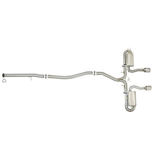 Load image into Gallery viewer, Takeda 3 IN 304 Stainless Steel Cat-Back Exhaust System w/ Polished Tips (49-36621-P)