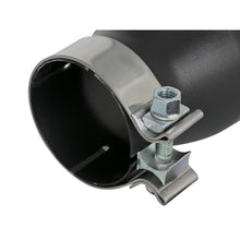 Load image into Gallery viewer, aFe MACH Force-Xp 409 Stainless Steel Clamp-on Exhaust Tip Black (49T30452-B09)