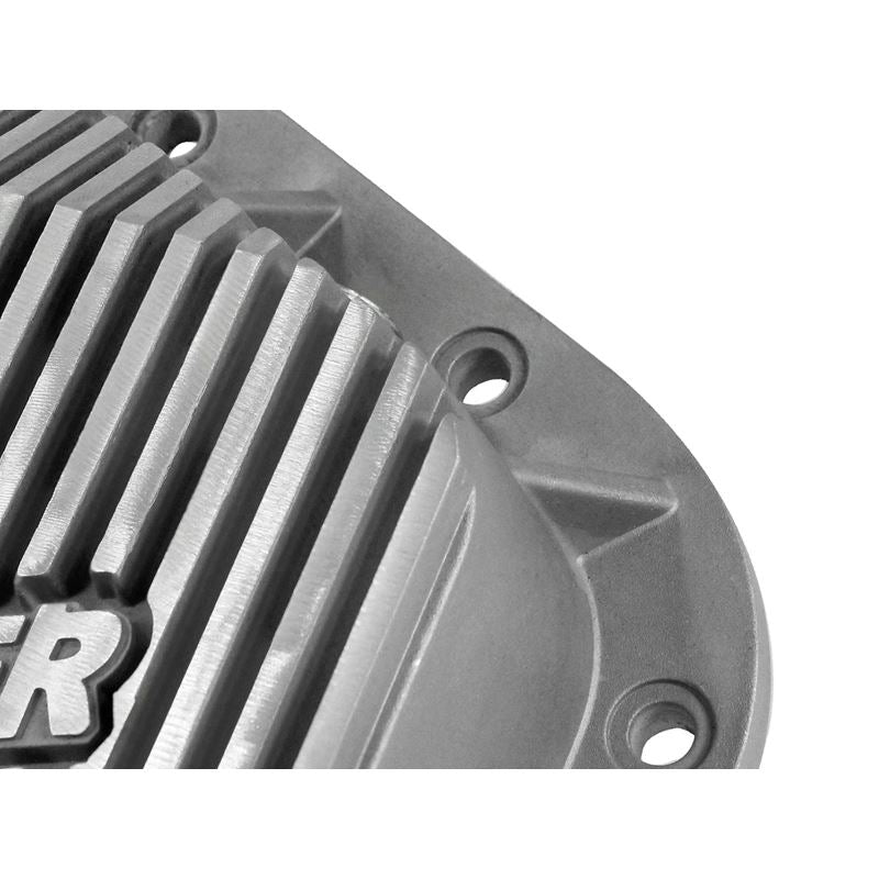 aFe Street Series Front Differential Cover Raw w/ Machined Fins (46-70080)