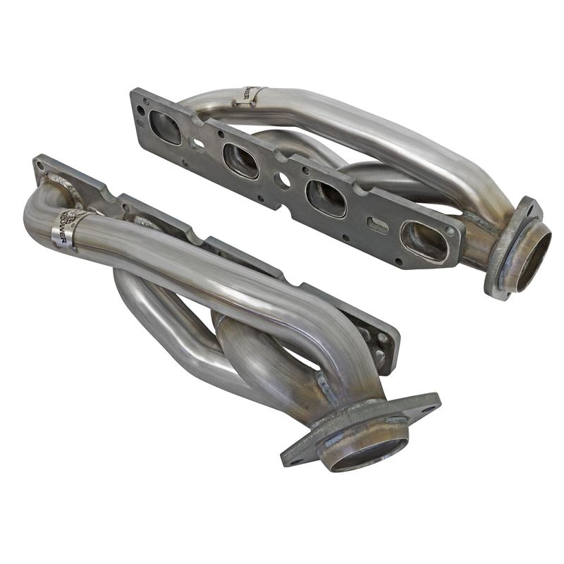 aFe Twisted Steel 409 Stainless Steel Shorty Header (48-42001-1)