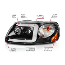 Load image into Gallery viewer, ANZO USA Crystal Headlight Set for 1997-2002 Ford Expedition (111503)