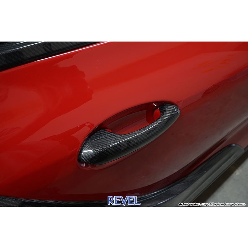 Revel GT Dry Carbon Outer Door Handle Cover for 2020+ Toyota GR Supra *2 PCS (1TR4GT0AT15)