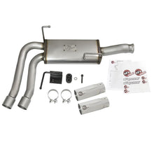 Load image into Gallery viewer, aFe Rebel Series 3 IN to 2-1/2 IN 409 Stainless Steel Cat-Back Exhaust w/ Polish Tip (49-44070-P)