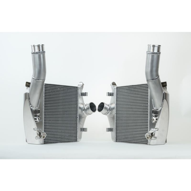 CSF Cooling - Racing & High Performance Division Lamborghini Urus / Audi RS Q8 Twin Intercooler Set - Raw Billet (8211R)