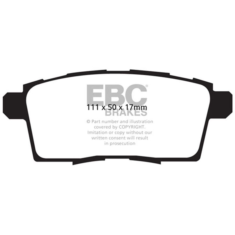 EBC Yellowstuff Street And Track Brake Pads (DP41795R)