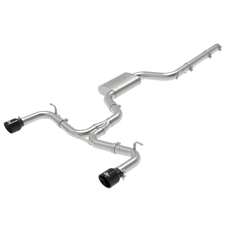 aFe MACH Force-Xp 3 IN to 2-1/2 IN Stainless Steel Cat-Back Exhaust System Black (49-36422-B)