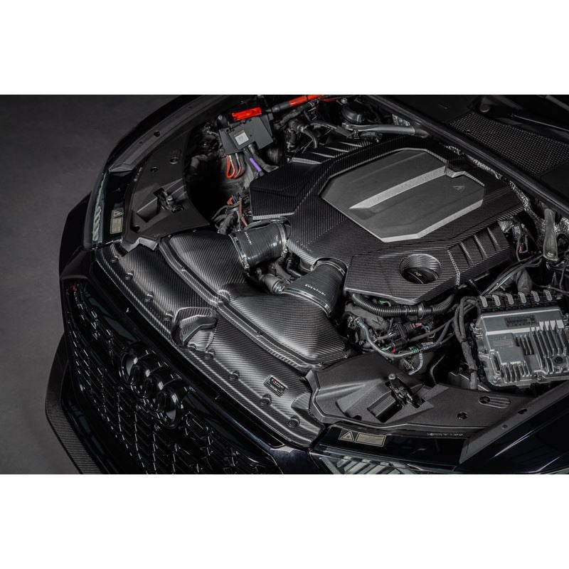 Eventuri Audi C8 RS6 RS7 Black Carbon Engine Cover - GLOSS (EVE-C8RS6-CF-ENG)