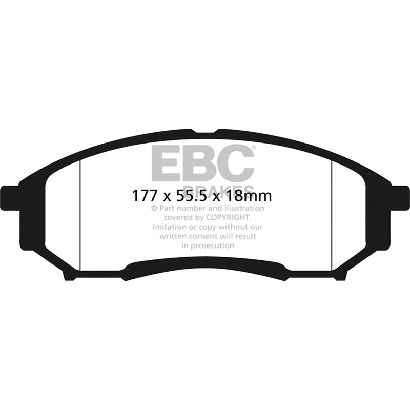 EBC Yellowstuff Street And Track Brake Pads (DP41778R)