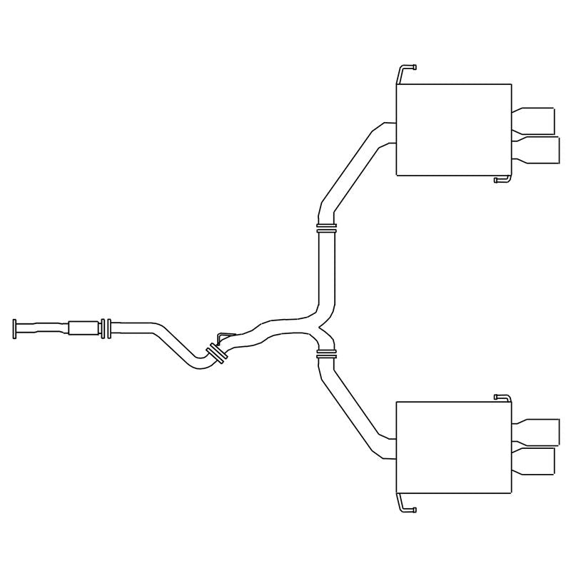 Revel Medallion Touring-S Exhaust System for 2015-2020 Subaru WRX/ WRX Sti (T70188R)