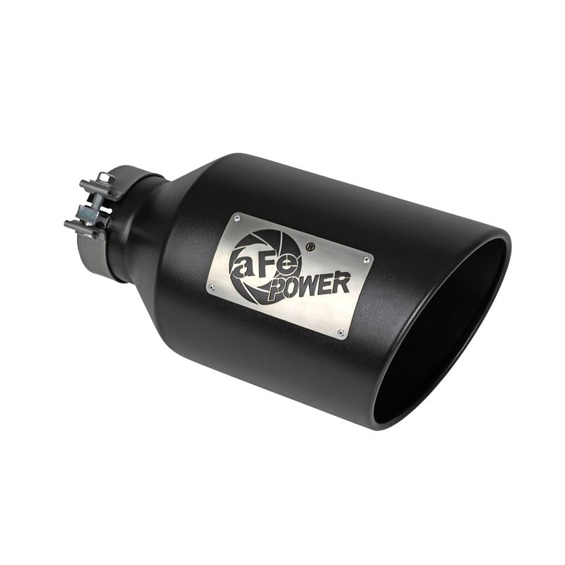 afe MACH Force-Xp 409 Stainless Steel Clamp-on Exhaust Tip Black (49T40801-B15)