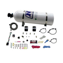 Load image into Gallery viewer, Nitrous Express Ford EFI Race Single Nozzle Nitrous Kit (100-250HP) w/15lb Bottle (20113-15)