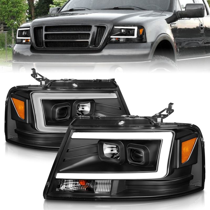 ANZO USA Projector Headlight Set for 2004-2008 Ford F-150 (111541)