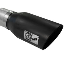 Load image into Gallery viewer, aFe Large Bore-HD 5 IN 409 Stainless Steel DPF-Back Exhaust System w/Black Tip (49-43064-B)