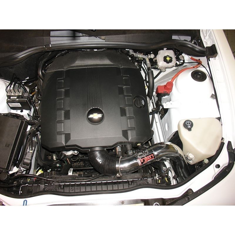 Injen 12-14 Chev Camaro SRI 3.6L V6 Wrinkle Black Short Ram Pwr-Flow Intake Sys w/MR TechandAir Fusi (PF7013WB)