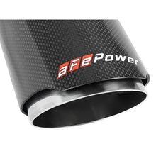 Load image into Gallery viewer, aFe MACH Force-Xp 304 Stainless Steel Clamp-on Exhaust Tip Carbon Fiber (49T25404-C07)