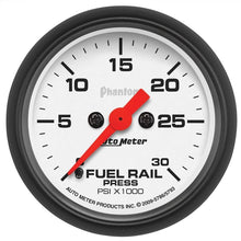 Load image into Gallery viewer, AutoMeter Phantom 2-1/16in 30K PSI Digital Stepper Motor Fuel Rail Pressure Gauge (5786)