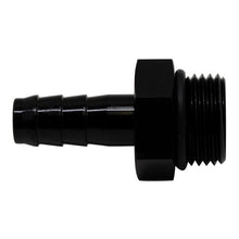 Load image into Gallery viewer, DeatschWerks 8AN ORB Male to 3/8in Male Triple Barb Fitting (Incl O-Ring) - Anodized Matte Black(6-02-0507-B)