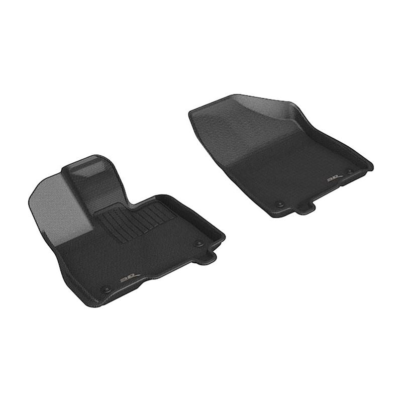 3D Maxpider 21-24 Toyota Sienna Kagu 1st Row Floormats - Black (L1TY27211509)