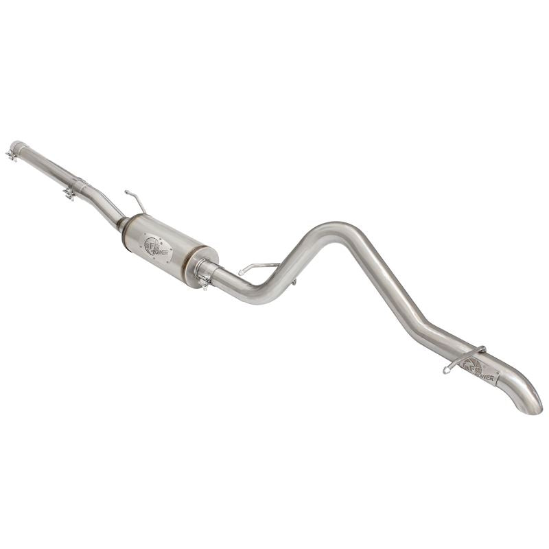 aFe MACH Force-Xp 2-1/2 IN 409 Stainless Steel Cat-Back Exhaust w/14 IN muffler (49-48055)